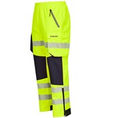 Pulsar React RCT802 Yellow Recycled Hi Vis Waterproof  Over Trouser