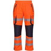 Pulsar React RCT803 Rail Orange Recycled Hi Vis Waterproof  Over Trouser