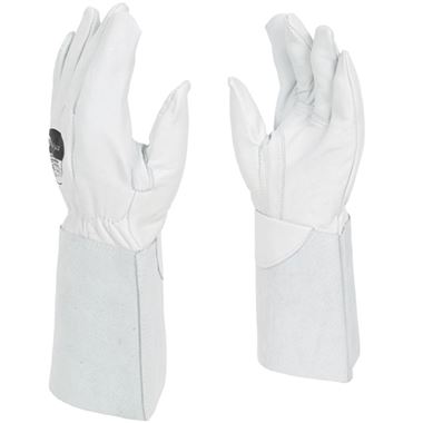Polyco SuperGlove RE-PRO/NB Leather Volt Protector Gauntlet - Worn Over Electricians Gloves