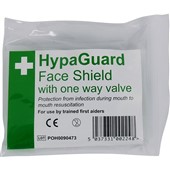 HypaGuard Resuscitation Face Shield with One Way Valve