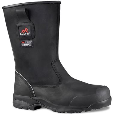 Rock Fall RF040 Manitoba Black Composite Freezer Rigger Safety Boot S3 HI CI HRO SRC