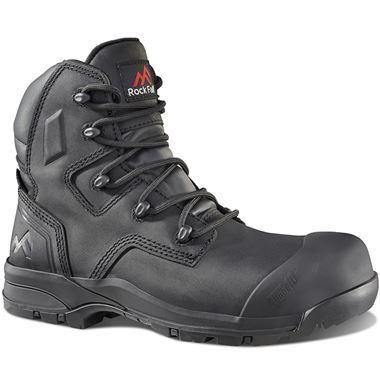 Rock Fall RF725 Carbon Metal Free Side Zip Waterproof Women's ESD Safety Boot S7S HRO FO SR