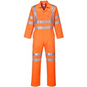 Portwest RT42 Orange Polycotton Hi Vis Overalls