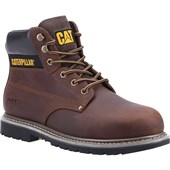 Caterpillar Powerplant Water Resistant Safety Boot S3 HRO SRA - Brown