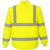 Portwest S427 Yellow Padded Waterproof 7 in 1 Hi Vis Jacket