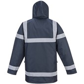 Portwest S433 Navy Iona Lite Reflective Waterproof Padded Hi Vis Jacket