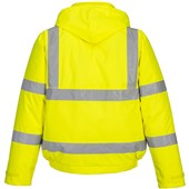 Portwest S463 Yellow Deluxe Padded Waterproof Hi Vis Bomber Jacket