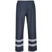 Portwest S481 Navy Iona Lite Reflective Waterproof Hi Vis Over Trouser