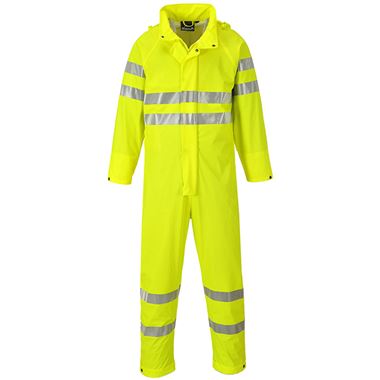 Portwest S495 Sealtex Ultra Yellow Hi Vis Breathable Waterproof Overalls