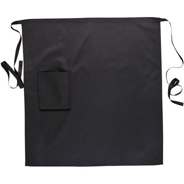 Portwest S794 Black Polycotton Waist Apron with Pocket