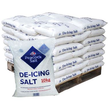 White De-Icing Salt 10kg - Pallet of 30 Bags