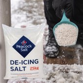 White De-Icing Salt 25kg - Pallet of 21 Bags