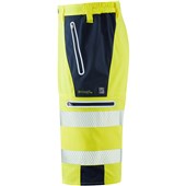 Leo Workwear Kingsley Yellow EcoViz Performance Hi Vis Shorts