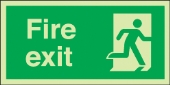 fire exit right  