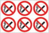 24 No smoking symbols 