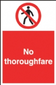 no thoroughfare 