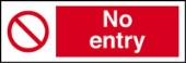 no entry 