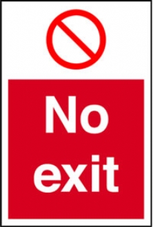 no exit 