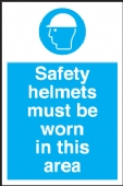 safety helmets must be worn in this area 