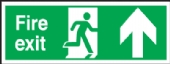 fire exit arrow up  