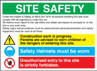 site safety board 