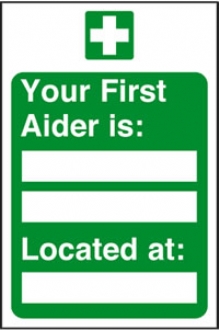 your first aider is: