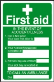 first aid accident/illness