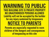 Warning to Public 