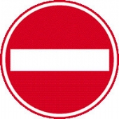 no entry sign