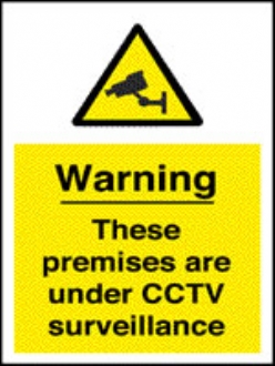 warning these premises are under cctv surveillance 