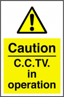 caution cctv in operation