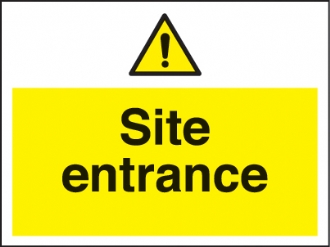 site entrance 