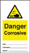 danger corrosive 