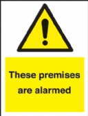 these premises are alarmed 