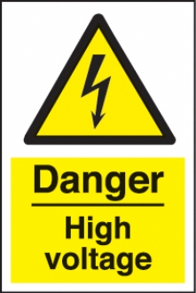 danger high voltage 