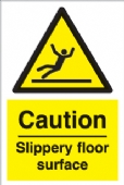 caution slippery floor surface 