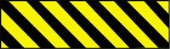 hazard marker board  rigid