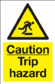 caution trip hazard 