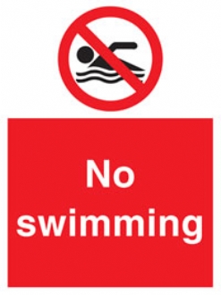 no swimming 