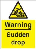 warning - sudden drop 