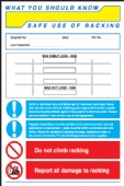 safe use of racking  