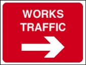 works traffic arrow right 