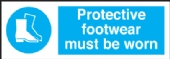 protective footwear must be worn 