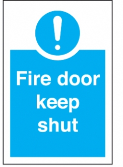 fire door keep shut  