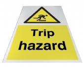 trip hazard floor sign 