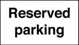 reserved parking 