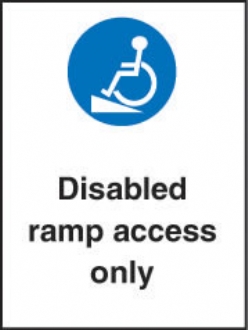 disabled ramp access only 