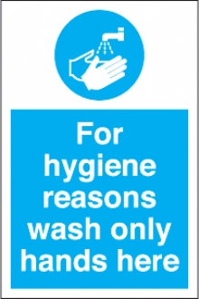 for hygiene reasons wash only 