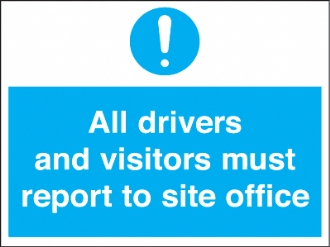 all drivers & visitors site office