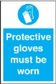 protective glove must be worn 